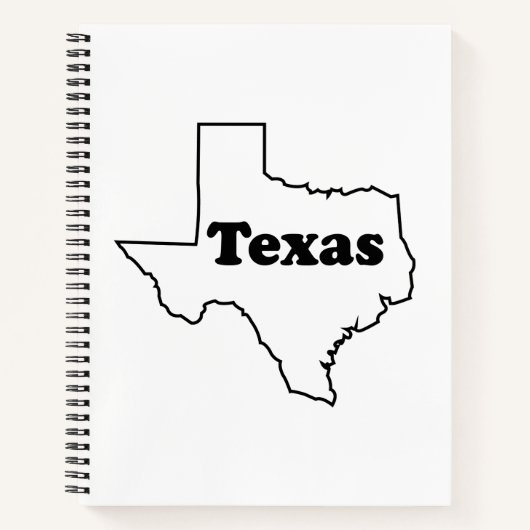 texas spiraal Notitieboek (Voorkant)