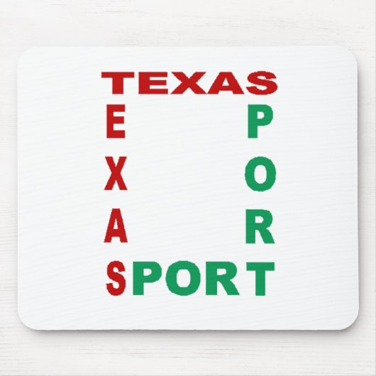 TEXAS SPORT-muismatten Muismat (Voorkant)