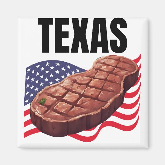 Texas Square Magnet (Voorkant)