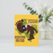 Texas Squatch Watch Briefkaart (Staand voorkant)