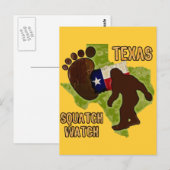 Texas Squatch Watch Briefkaart (Voorkant / Achterkant)