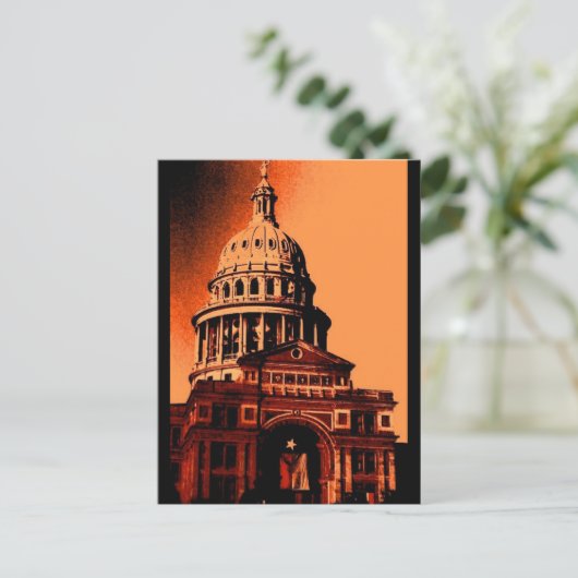 TEXAS ST CAPITOL BRIEFKAART (Staand voorkant)
