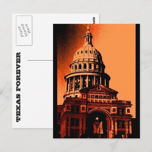 TEXAS ST CAPITOL BRIEFKAART (Voorkant / Achterkant)