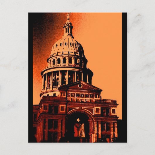 TEXAS ST CAPITOL BRIEFKAART (Voorkant)