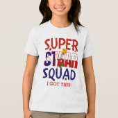 Texas STAAR Test Dag Team Ik Kan Het Aan Tri-Blend Shirt (Voorkant)