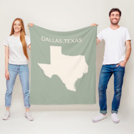 Texas Staat Kaart Huis Decoratie Sherpa Deken