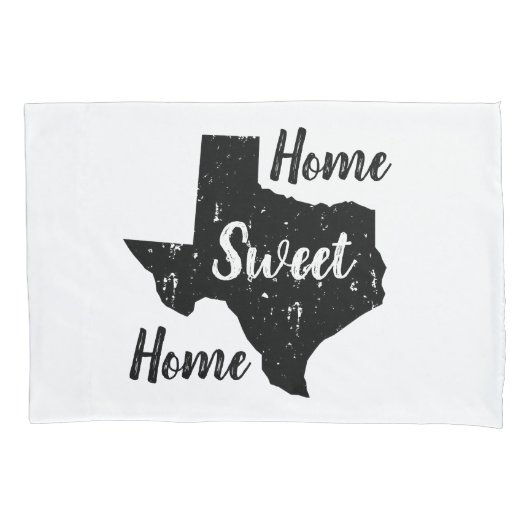 Texas staat kaart kussensloop sleeve voor bed (Voorkant)