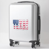Texas staat sticker (Koffer)