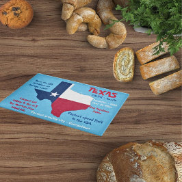 Texas Staat Verbazingwekkend Feit Glas Snijplank