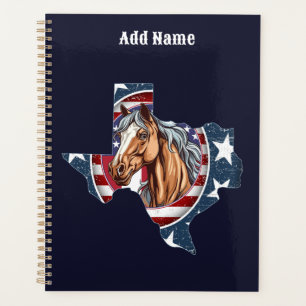 Texas Staatskaart USA Paard Planner