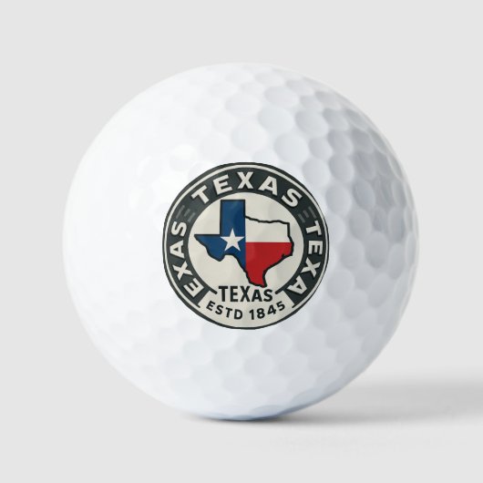 Texas staatstrots golfballen (Voorkant)