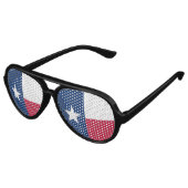 Texas Staatsvlag Aviator Zonnebril (Gekanteld)