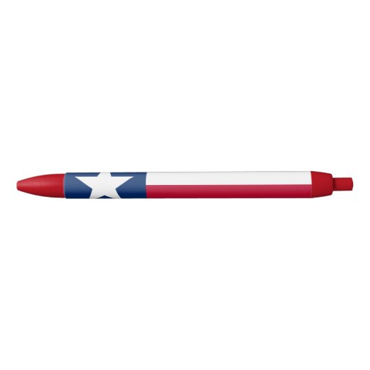 Texas Staatsvlag Blauwe Inkt Pen (Voorkant)