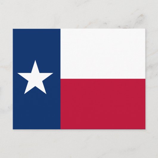 Texas Staatsvlag Briefkaart (Voorkant)