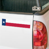 Texas Staatsvlag Bumpersticker (Op Truck)