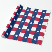 Texas Staatsvlag Cadeaupapier (Uitgerold)