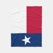 Texas Staatsvlag Fleece Deken (Voorkant)