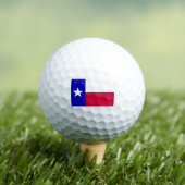 Texas Staatsvlag Golfballen (Insitu Shirt)