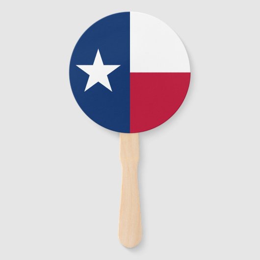 Texas Staatsvlag Handwaaier (Voorkant)