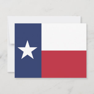 Texas Staatsvlag Iconische Lone Star Patriottisch Briefkaart