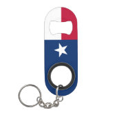 Texas Staatsvlag Mini Flessenopener (Voorkant)