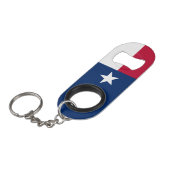 Texas Staatsvlag Mini Flessenopener (Voorkant Gekanteld)