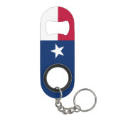 Texas Staatsvlag Mini Flessenopener (Achterkant)