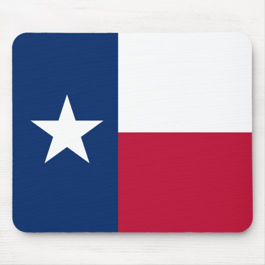 Texas Staatsvlag Muismat (Voorkant)