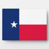 Texas Staatsvlag Ontwerp Fotoplaat (voorkant)