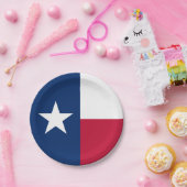 Texas Staatsvlag Papieren Bordje (Feest)