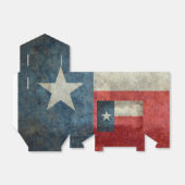 Texas staatsvlag retro stijl geschenkdoos bedankdoosjes (Uitgevouwen)