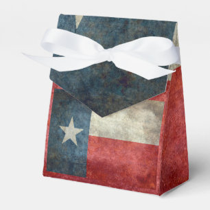Texas staatsvlag retro stijl geschenkdoos bedankdoosjes