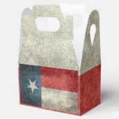 Texas staatsvlag retro stijl geschenkdozen bedankdoosjes (Geopend)
