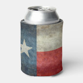 Texas staatsvlag retro stijl Koelbox Blikjeskoeler (Blikje Voorkant)