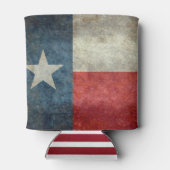 Texas staatsvlag  retro stijl Koelbox Blikjeskoeler (Achterkant)