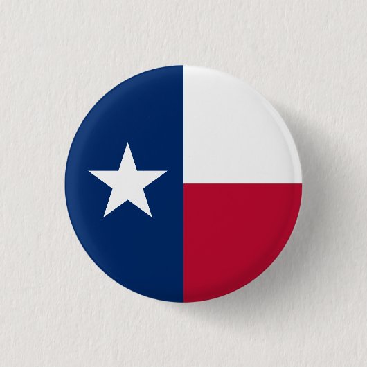 Texas Staatsvlag Ronde Button 3,2 Cm (Voorkant)