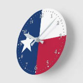 Texas Staatsvlag Ronde Klok (Hoek)