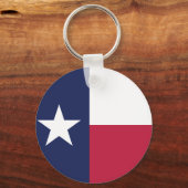 Texas Staatsvlag Sleutelhanger (Achterkant)