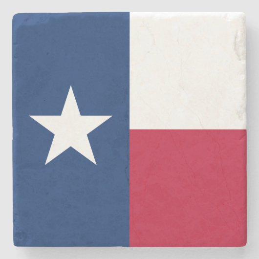 Texas Staatsvlag Stenen Onderzetter (Voorkant)