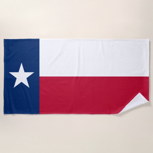 Texas Staatsvlag Strandlaken (Voorkant)