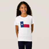 Texas Staatsvlag T-shirt (Voorkant volledig)