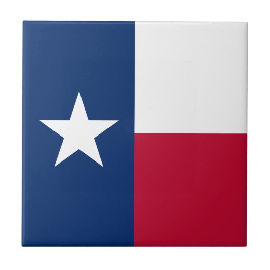Texas Staatsvlag Tegeltje (Voorkant)
