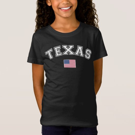 Texas Staatsvlag VS T-shirt (Voorkant)
