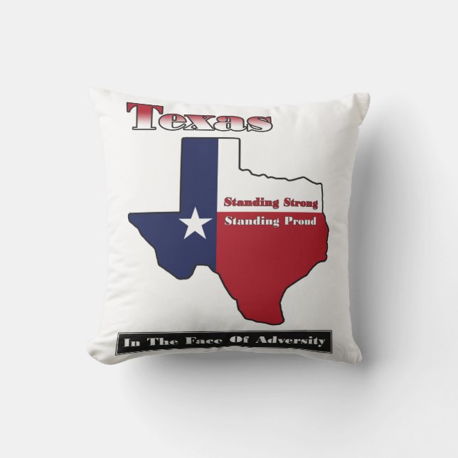 Texas Standing Strong Buitenkussen (Voorkant)