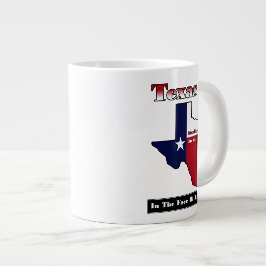 Texas Standing Strong Grote Koffiekop (Voorkant rechts)