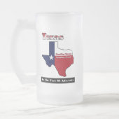 Texas Standing Strong Matglas Bierpul (Links)