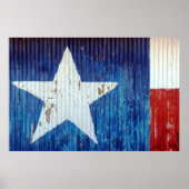 Texas Star American Photo Poster (Voorkant)