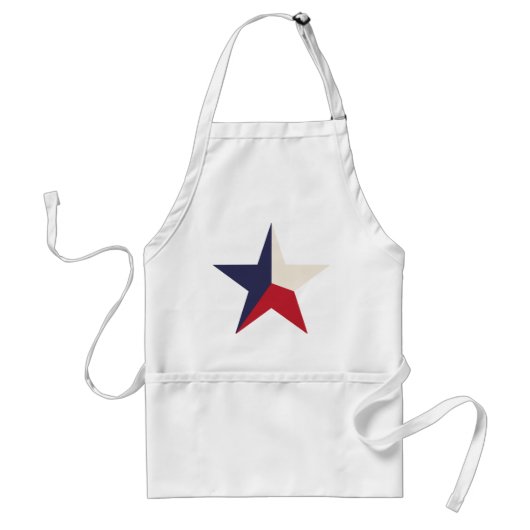 Texas Star Apron Standaard Schort (Voorkant)