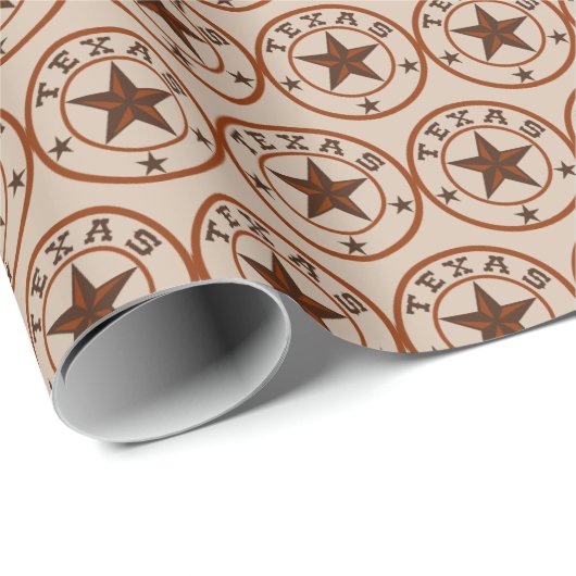 Texas Star Cadeaupapier (Rol Hoek)