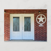 Texas Star Double Doors Briefkaart (Voorkant)